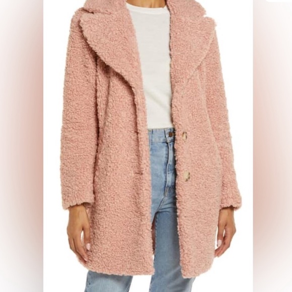 Rachel Parcell Teddy Faux Shearling Coat NWT - Picture 3 of 3